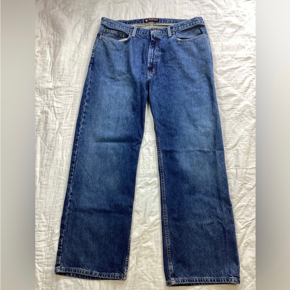 Vtg Mens Polo Ralph Lauren Woodrow Relaxed Straight Jeans 36x30